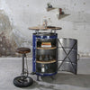 Barhocker"Wheel"antik-schwarz - Luxurelle-Shop