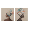 Bild "Afrikanische Lady" 2tlg. - Luxurelle-Shop
