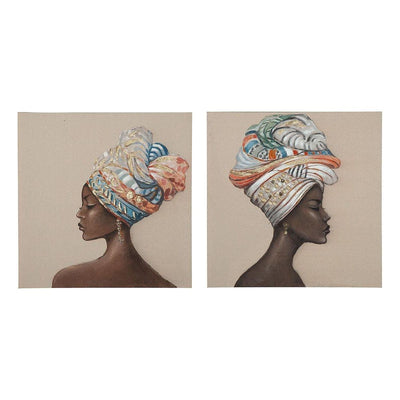 Bild "Afrikanische Lady" 2tlg. - Luxurelle-Shop