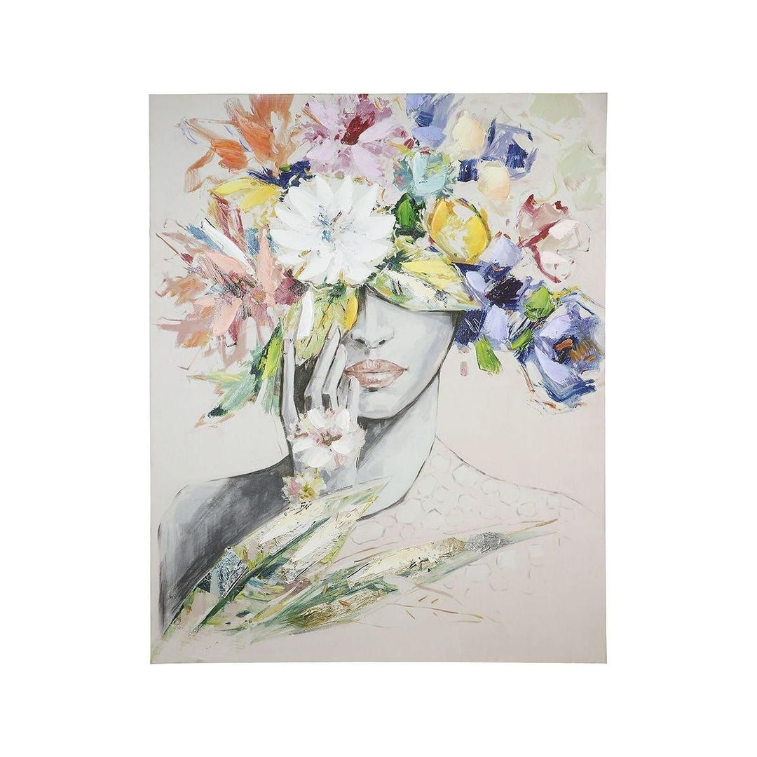 Bild "Frau mit Blumenhut" - Luxurelle-Shop