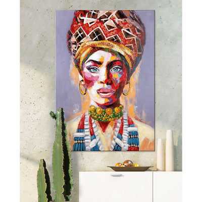 Bild Gemälde Afrikanerin "Nala" - Luxurelle-Shop