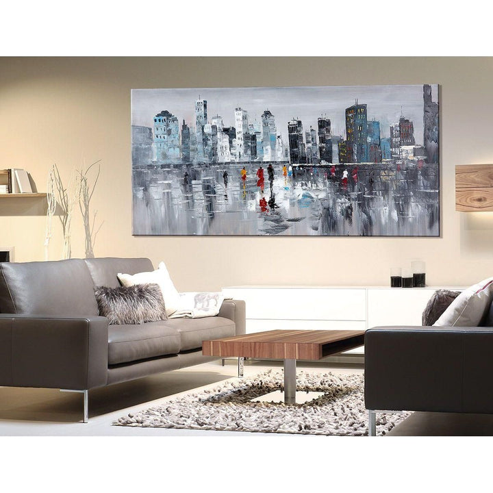 Bild Gemälde "Skyline" - Luxurelle-Shop