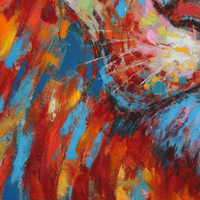 Bild"Lion"bunt,hochglänzend - Luxurelle-Shop