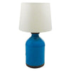 Blaue Nachtischleuchte Terrakotta 58cm - Luxurelle-Shop