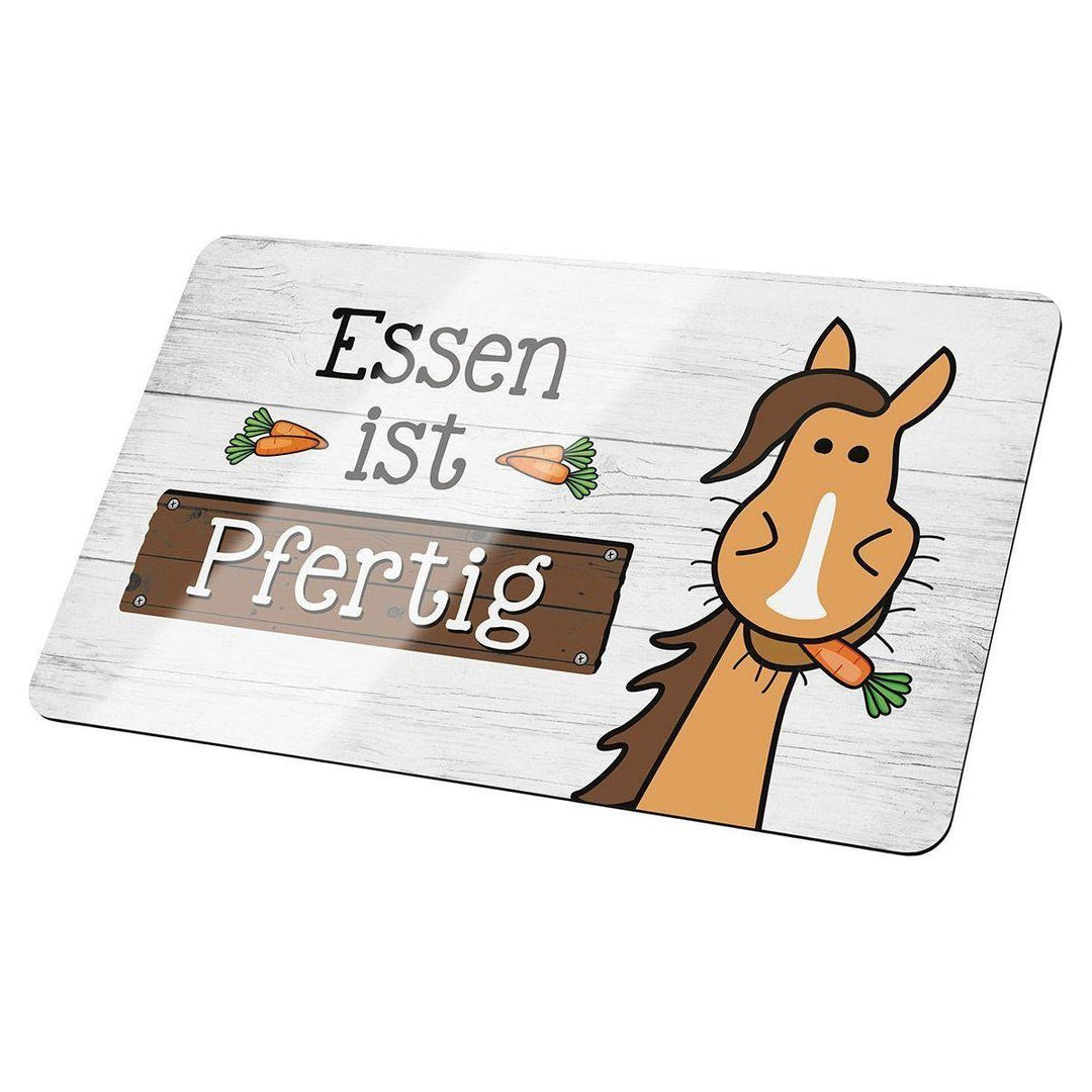 Brettchen "Essen ist pfertig" - Luxurelle-Shop