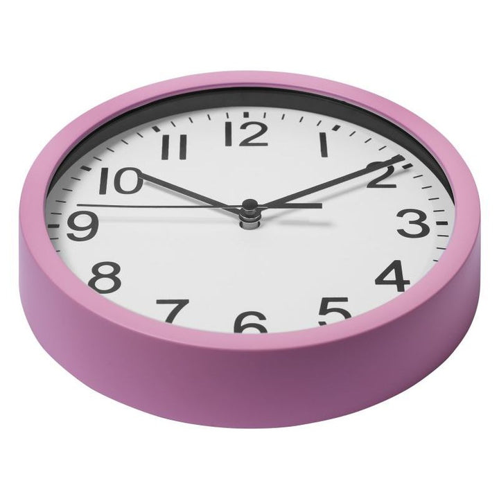 Wanduhr Rosa – kompakte Design Wanduhr in modernem Stil mit klarer Optik
