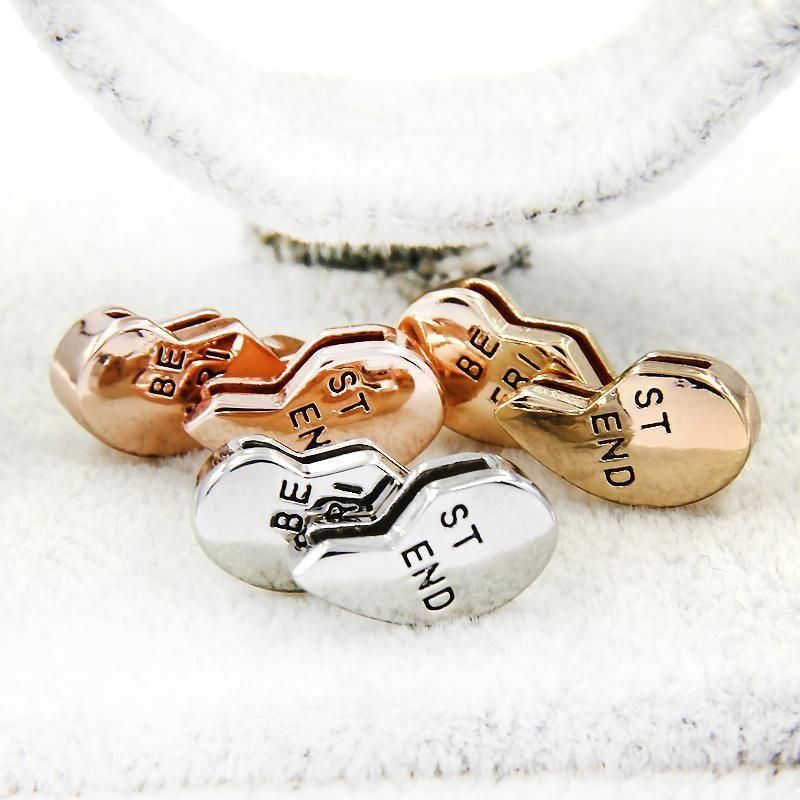 Charms Beste Freunde für Mesh-Armbänder in 3 Farben - Luxurelle-Shop