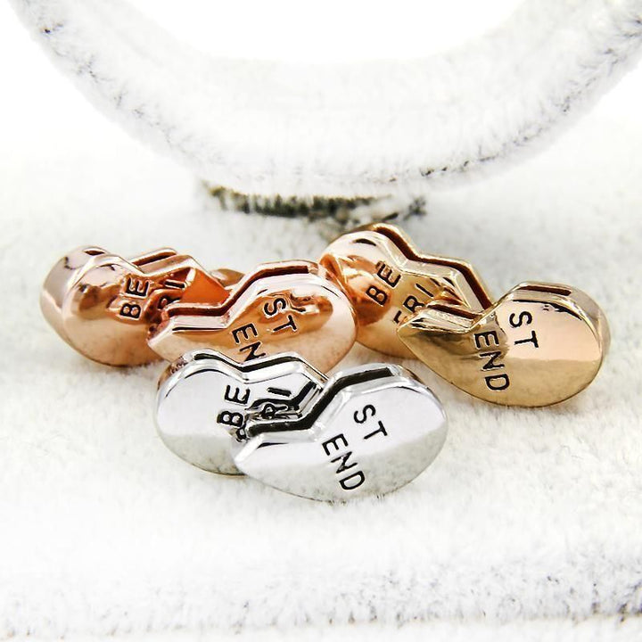 Charms Beste Freunde für Mesh-Armbänder in 3 Farben - Luxurelle-Shop