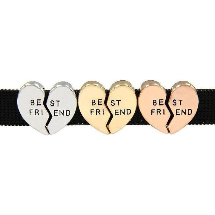 Charms Beste Freunde für Mesh-Armbänder in 3 Farben - Luxurelle-Shop