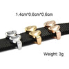 Charms Doppel-Herz für Mesh-Armbänder in 3 Farben - Luxurelle-Shop