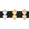 Charms Doppel-Herz für Mesh-Armbänder in 3 Farben - Luxurelle-Shop