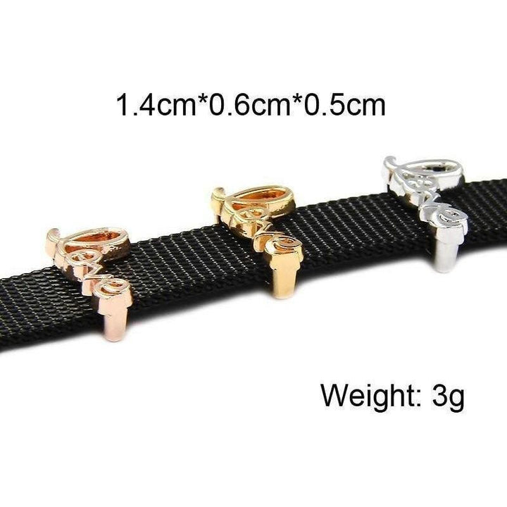 Charms Love für Mesh-Armbänder in 3 Farben - Luxurelle-Shop