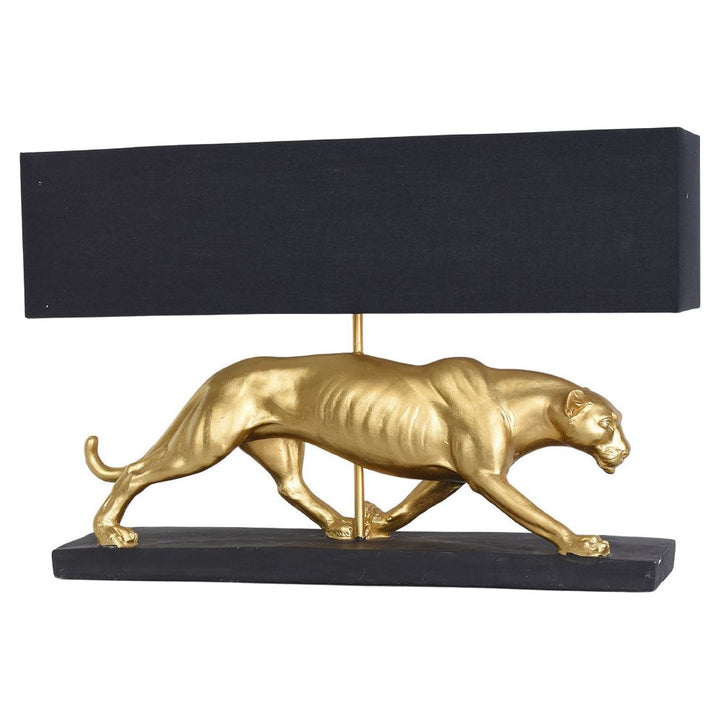 Panther-Tischleuchte Baghiro gold