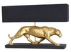 Panther-Tischleuchte Baghiro gold