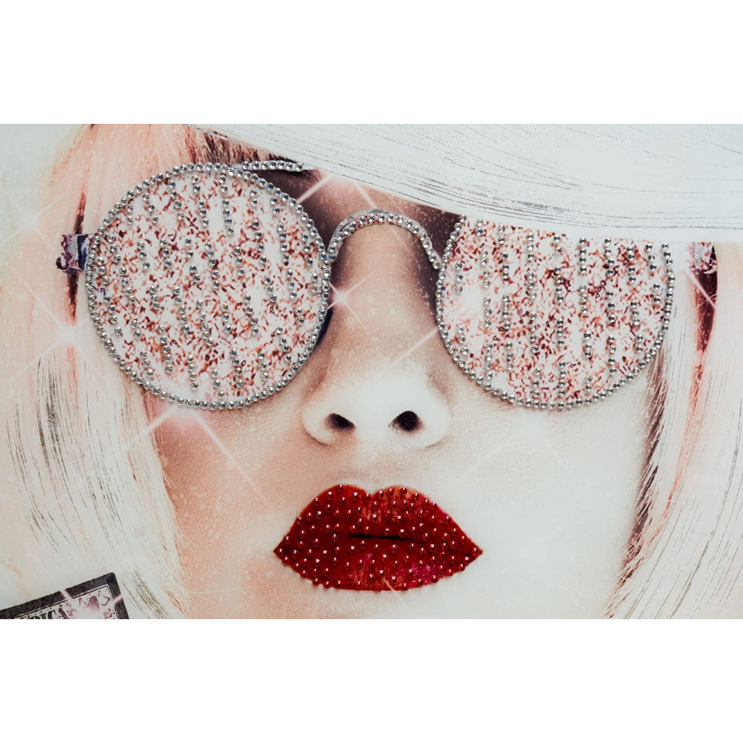 Diamant d`Art Collection Wandbild "Lady with Coneflower"
