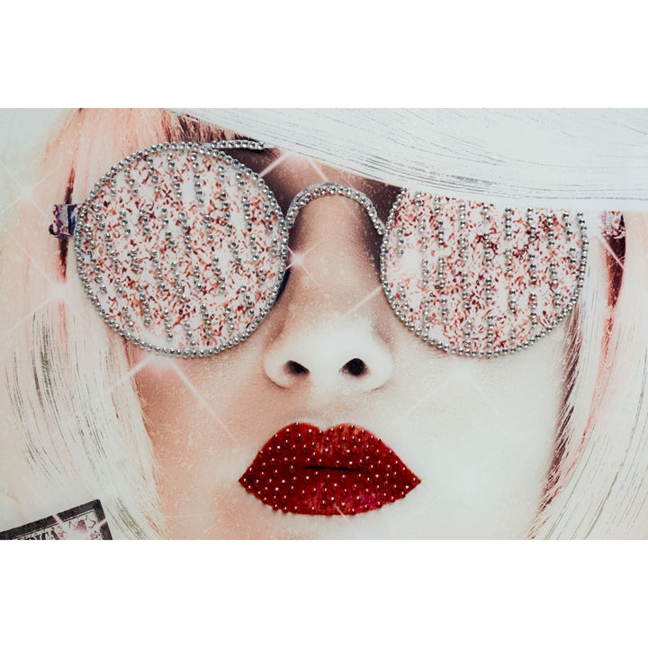 Diamant d`Art Collection Wandbild "Lady with Coneflower"