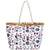 Damen Handtasche aus Textil, Maße: 50 x 33 x 12 cm