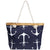 Damen Handtasche aus Textil, Maße: 50 x 33 x 12 cm