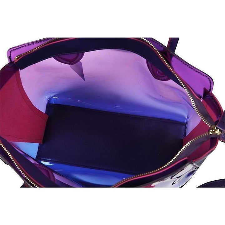 Damen Handtasche, Lila/Pink 2in1 - Luxurelle-Shop