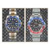 Diamant d`Art Collection Wandbild Rolex Uhr in 2 Farben