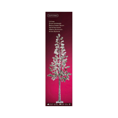 Deko Kiefer beschneit 128-LED 240 cm - Luxurelle-Shop