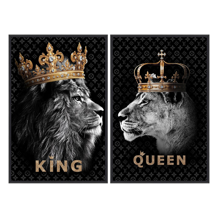 Diamant d’Art Collection – Wandbild „King“ oder „Queen“