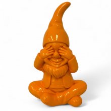 Zwerg nichts sehen 25 cm – moderne Dekofigur aus Kunstharz in 6 Farben