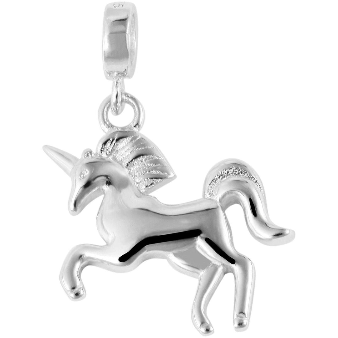 Echt Silber Anhänger Einhorn ohne Kette - Luxurelle-Shop