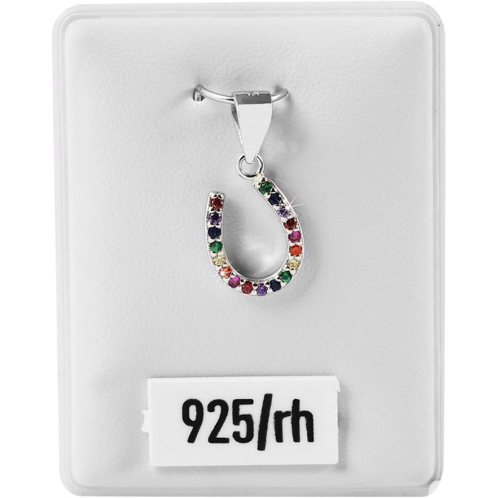 Echt Silber Anhänger Glücksbringer Hufeisen ohne Kette - Luxurelle-Shop