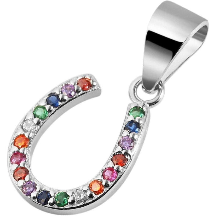 Echt Silber Anhänger Glücksbringer Hufeisen ohne Kette - Luxurelle-Shop