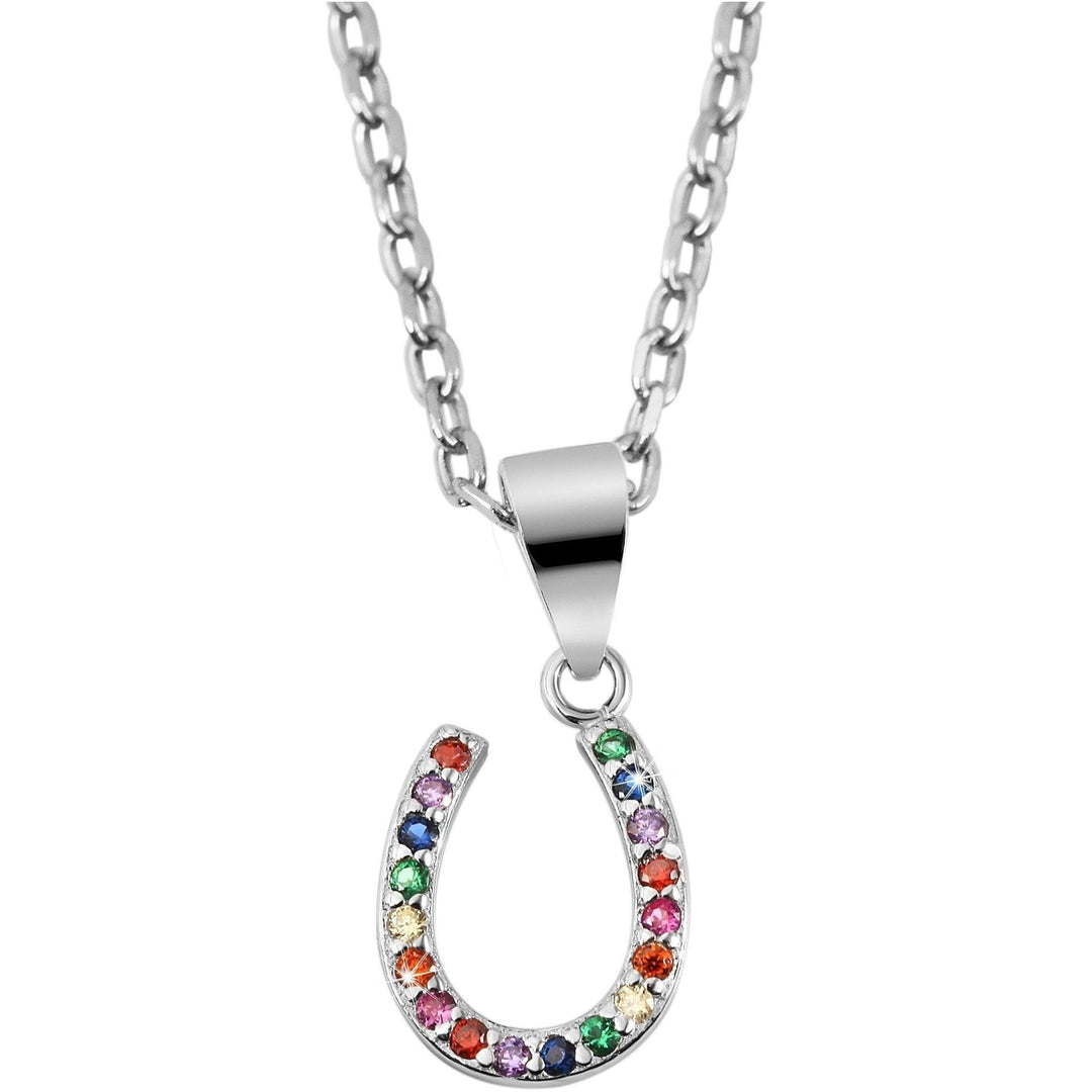 Echt Silber Anhänger Glücksbringer Hufeisen ohne Kette - Luxurelle-Shop