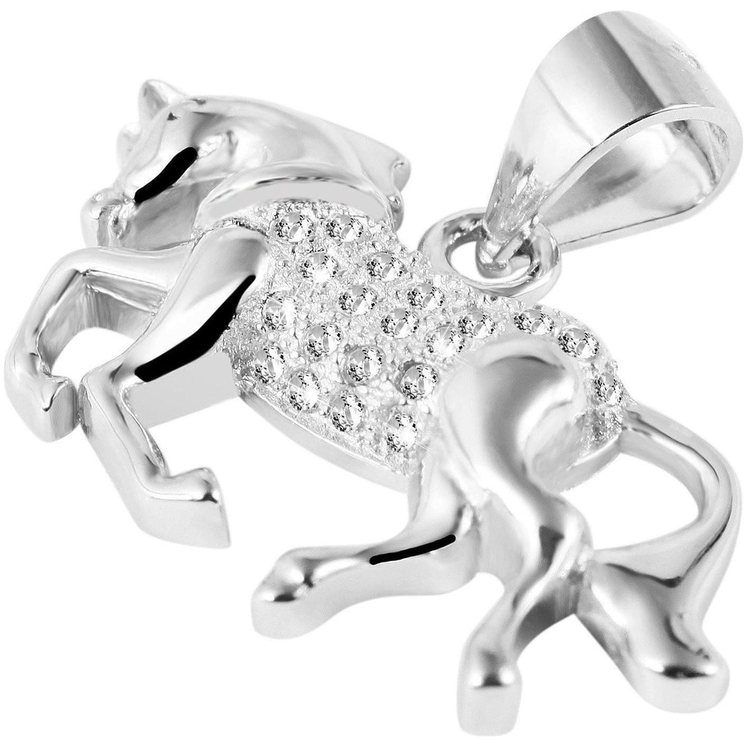 Echt Silber Anhänger Pferd ohne Kette - Luxurelle-Shop