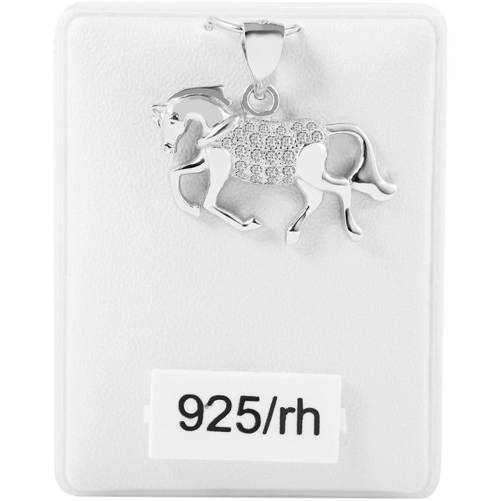 Echt Silber Anhänger Pferd ohne Kette - Luxurelle-Shop