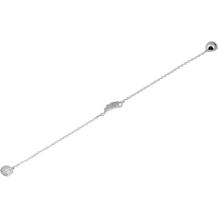 Echt Silber Armband mit Flügel 925/rhodiniert - Luxurelle-Shop