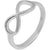 Echt Silber Ring, 925/, rhodiniert, 1,7g
