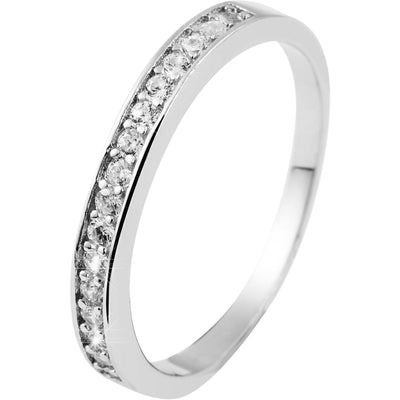 Echt Silber Ring, 925/, rhodiniert, 1,88g - Luxurelle-Shop