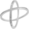 Echt Silber Ring, 925/, rhodiniert, 3,3g - Luxurelle-Shop