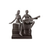 Eisen Design-Skulptur "Gitarrenspieler" - Luxurelle-Shop