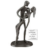 Eisen Design Skulptur "Im Arm" - Luxurelle-Shop