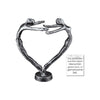 Eisen Design Skulptur "In Love" - Luxurelle-Shop