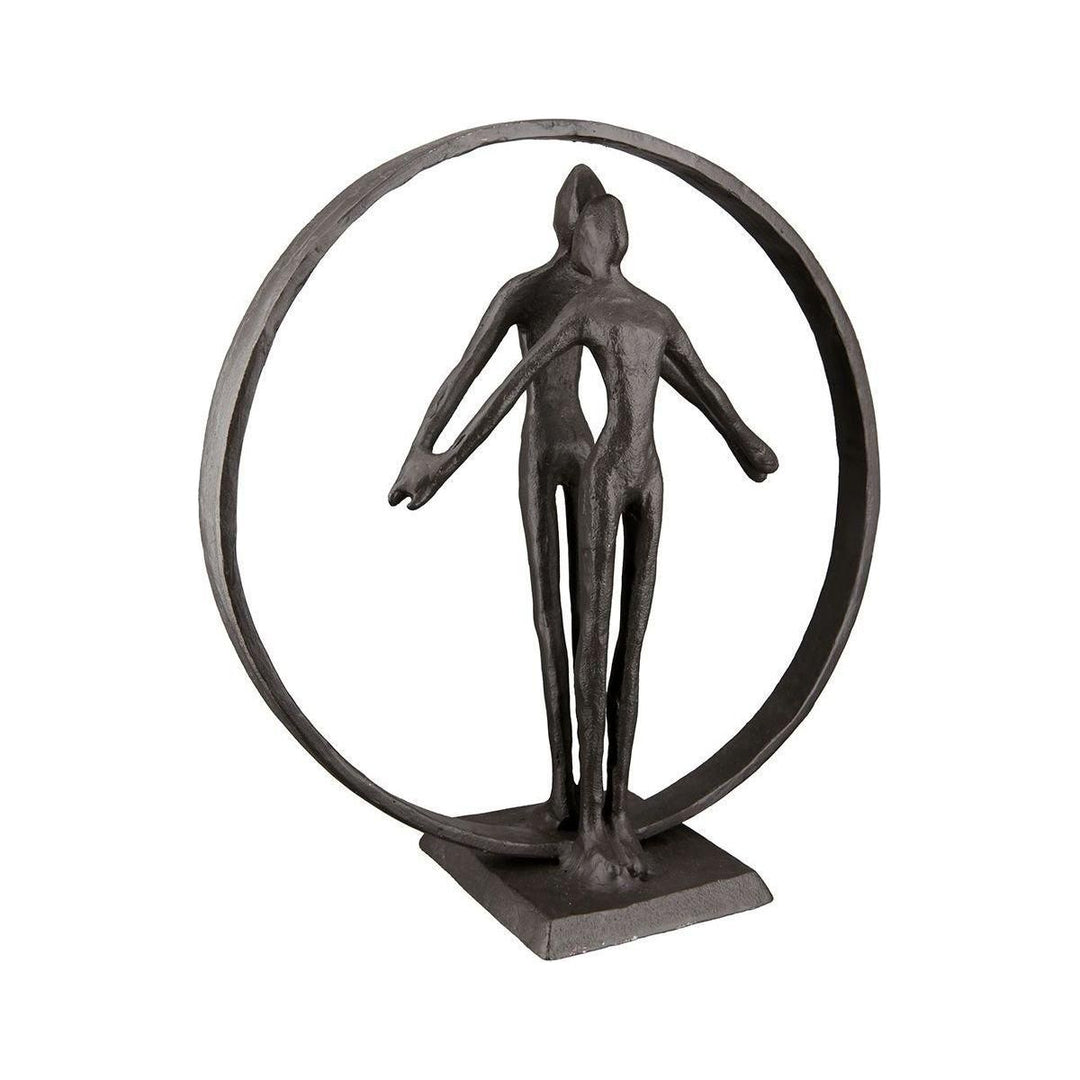 Eisen Design Skulptur "Jack&Rose" - Luxurelle-Shop