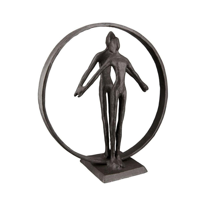 Eisen Design Skulptur "Jack&Rose" - Luxurelle-Shop