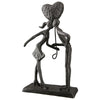 Eisen Design Skulptur "Liebespaar" - Luxurelle-Shop