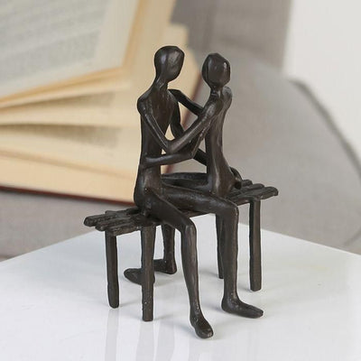 Eisen Design Skulptur "Lieblingsplatz" - Luxurelle-Shop