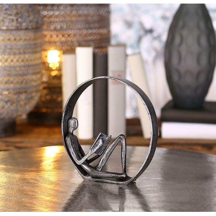 Eisen Design-Skulptur "Novel" - Luxurelle-Shop