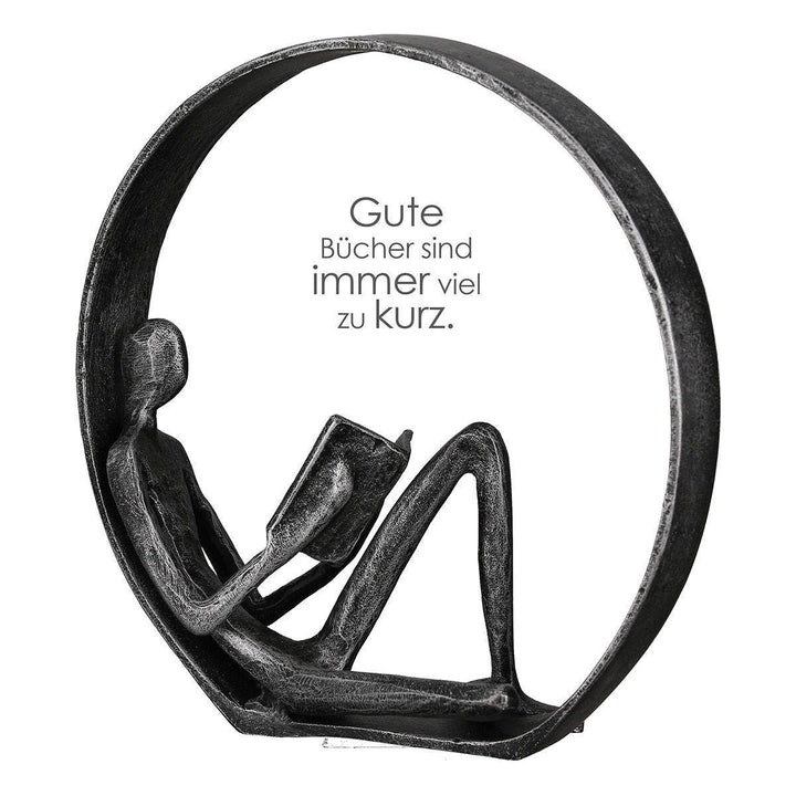 Eisen Design-Skulptur "Novel" - Luxurelle-Shop