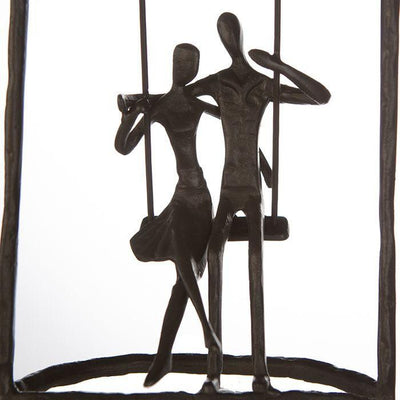 Eisen Design Skulptur "Schaukel" - Luxurelle-Shop