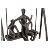 Eisen Design Skulptur "Vaterliebe" - Luxurelle-Shop
