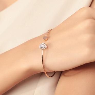 Elegantes Herzreif in Gold - Luxurelle-Shop