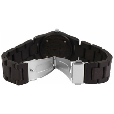 Excellanc Damenarmbanduhr aus Ebenholz - Luxurelle-Shop